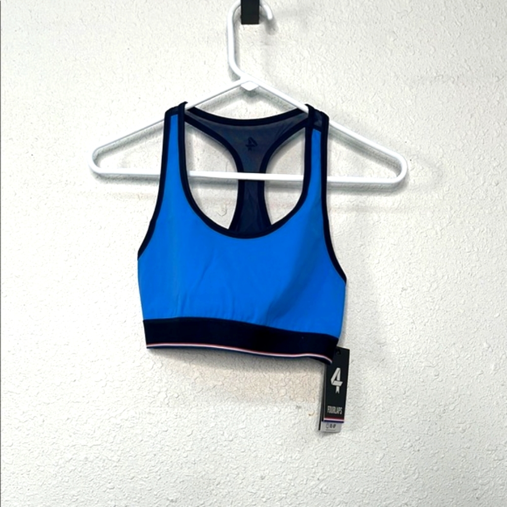 Four Laps Women’s Small Blue Sports Bra NWT